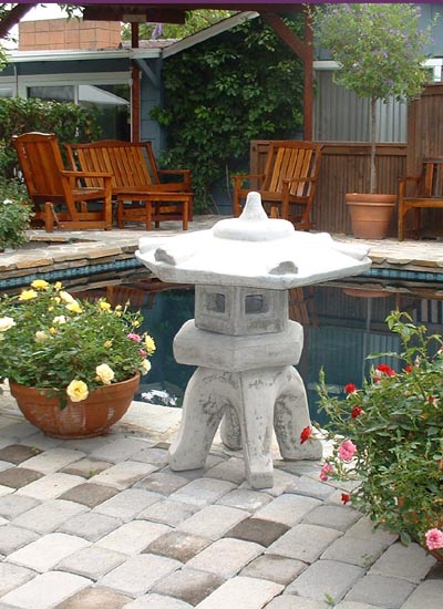 The Japanese lantern at the Peace Garden